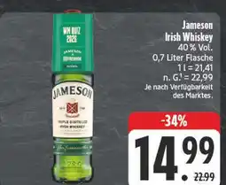 E-Center Jameson irish whiskey Angebot
