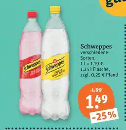 tegut Schweppes Angebot