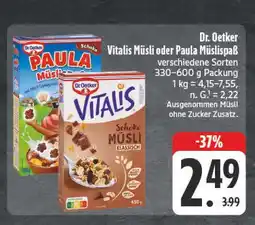 E-Center Dr. oetker vitalis müsli Angebot