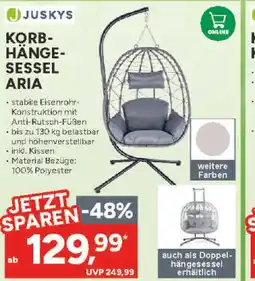 Marktkauf Juskys korb-hängesessel aria Angebot