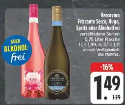 E-Center Vescovino frizzante secco Angebot