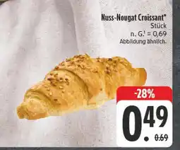 E-Center Nuss-nougat croissant Angebot