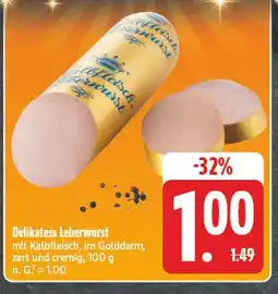 E-Center Delikatess leberwurst Angebot