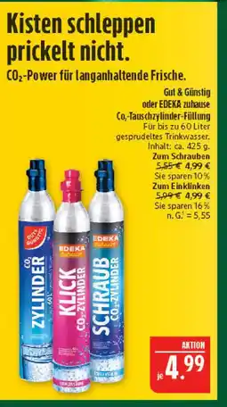 Marktkauf Edeka co₂-zylinder Angebot