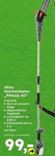Globus Baumarkt Akku hochentaster „pmaas 40“ Angebot