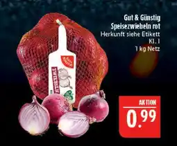 Marktkauf Gut & günstig speisezwiebeln rot Angebot