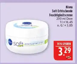 Marktkauf Nivea soft erfrischende feuchtigkeitscreme Angebot