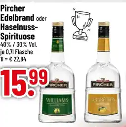 trinkgut Pircher edelbrand williams Angebot