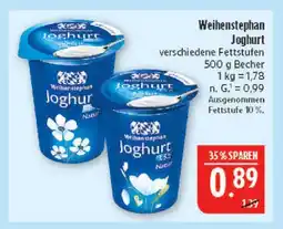 Marktkauf Weihenstephan joghurt Angebot