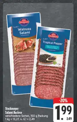 E-Center Stockmeyer walnuss salami Angebot