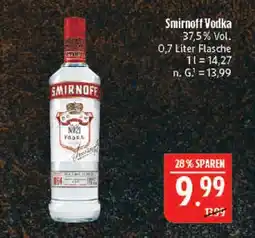 Marktkauf Smirnoff vodka Angebot