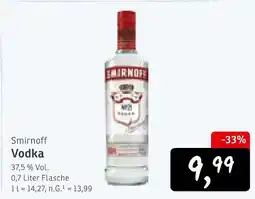 KONSUM Smirnoff vodka Angebot