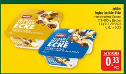 Marktkauf Müller joghurt mit der ecke schoko flakes Angebot