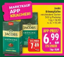 Marktkauf Jacobs krönung kaffee Angebot