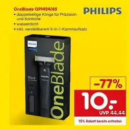 Netto Marken-Discount Philips oneblade qp1424/65 Angebot