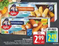 E-Center Iglo 13 backfisch-stäbchen Angebot