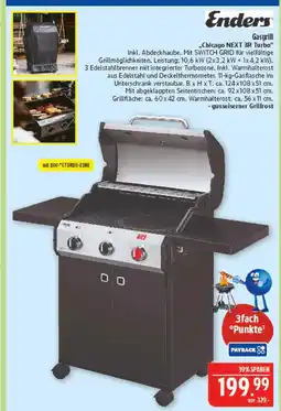 Marktkauf Enders chicago next 3r turbo gasgrill Angebot