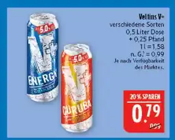 Marktkauf Veltins v+ energy Angebot