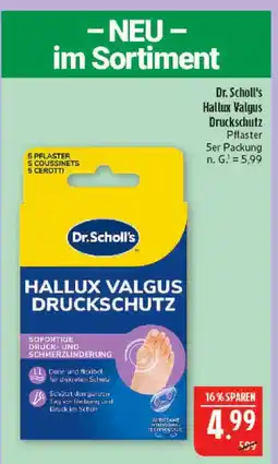 Marktkauf Dr. scholl's hallux valgus druckschutz pflaster Angebot