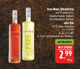Marktkauf Bree wein alkoholfrei rot Angebot