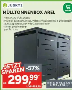 Marktkauf Juskys mülltonnenbox arel Angebot