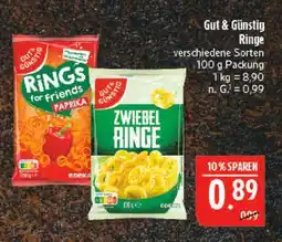 Marktkauf Gut & günstig rings for friends paprika Angebot