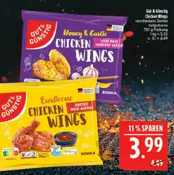 Marktkauf Gut & günstig honey & garlic chicken wings Angebot