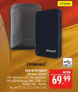 Marktkauf Intenso externe festplatte memory drive Angebot