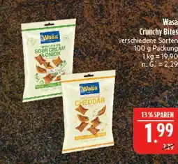 Marktkauf Wasa crunchy bites sour cream & onion Angebot