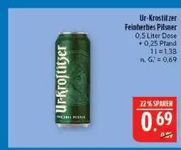 Marktkauf Ur-krostitzer feinherbes pilsner Angebot