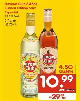 Netto Marken-Discount Havana club 3 años limited edition oder especial Angebot