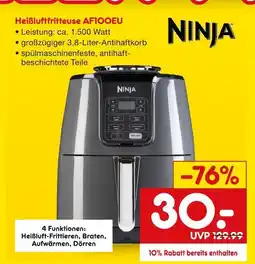 Netto Marken-Discount Ninja heißluftfritteuse af100eu Angebot