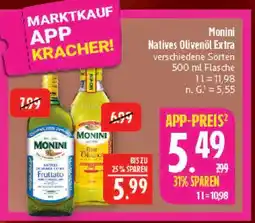 Marktkauf Monini natives olivenöl extra fruttato Angebot