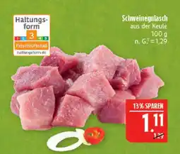 Marktkauf Schweinegulasch aus der keule Angebot