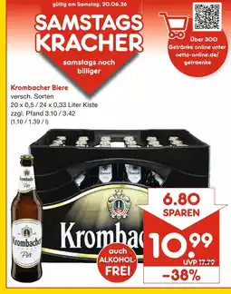 Netto Marken-Discount Krombacher biere Angebot