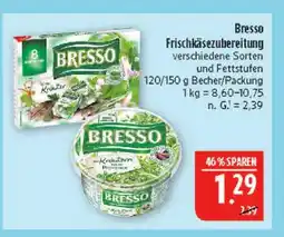Marktkauf Bresso frischkäsezubereitung Angebot