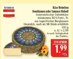 Marktkauf Käse rebellen heublumen Angebot