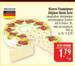 Marktkauf Käserei champignon allgäuer rahm torte Angebot
