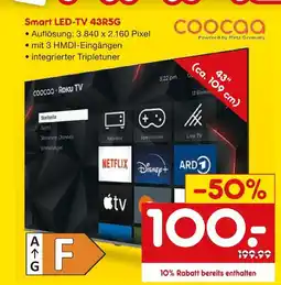 Netto Marken-Discount Coocaa smart led-tv 43r5g Angebot