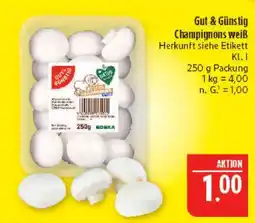 Marktkauf Gut & günstig champignons weiß Angebot