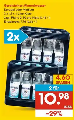 Netto Marken-Discount Gerolsteiner mineralwasser Angebot
