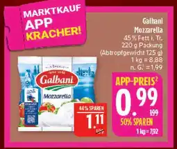 Marktkauf Galbani mozzarella Angebot
