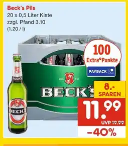 Netto Marken-Discount Beck's pils Angebot