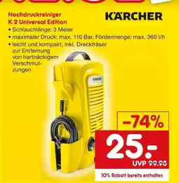 Netto Marken-Discount Kärcher hochdruckreiniger k 2 universal edition Angebot