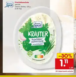 Netto Marken-Discount Gutes land frischkäseschale Angebot
