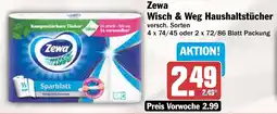 AEZ Zewa Wisch & Weg Haushaltstücher Angebot