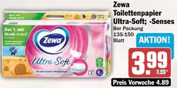 AEZ Zewa Toilettenpapier Ultra-Soft; -Senses Angebot