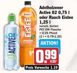 AEZ Adelholzener Active 02 oder Rauch Eistee Angebot