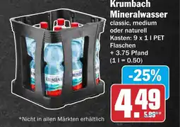 AEZ Krumbach Mineralwasser Angebot