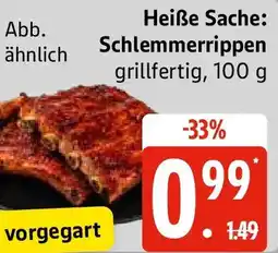 Edeka Heiße Sache Schlemmerrippen Angebot